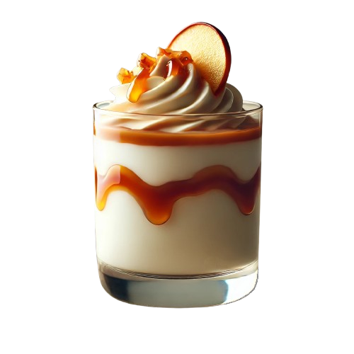 Creme-Dessert "Apfel-Karamell"