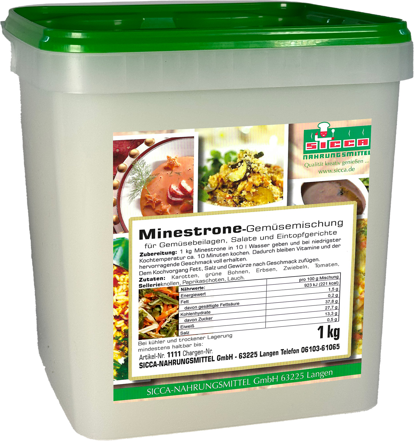 Minestrone italienische Gemüsemischung