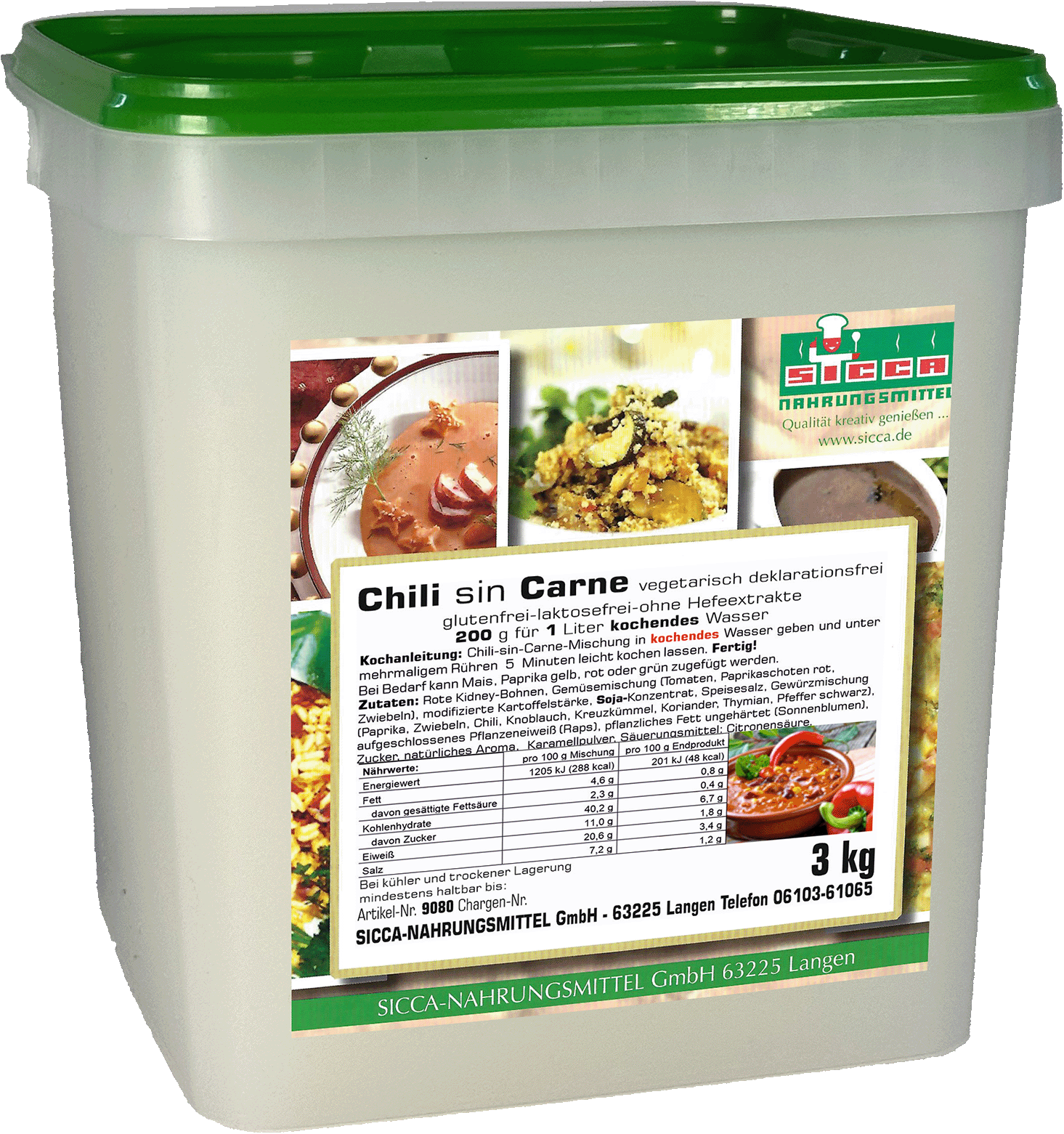 Chili sin Carne vegetarisch
