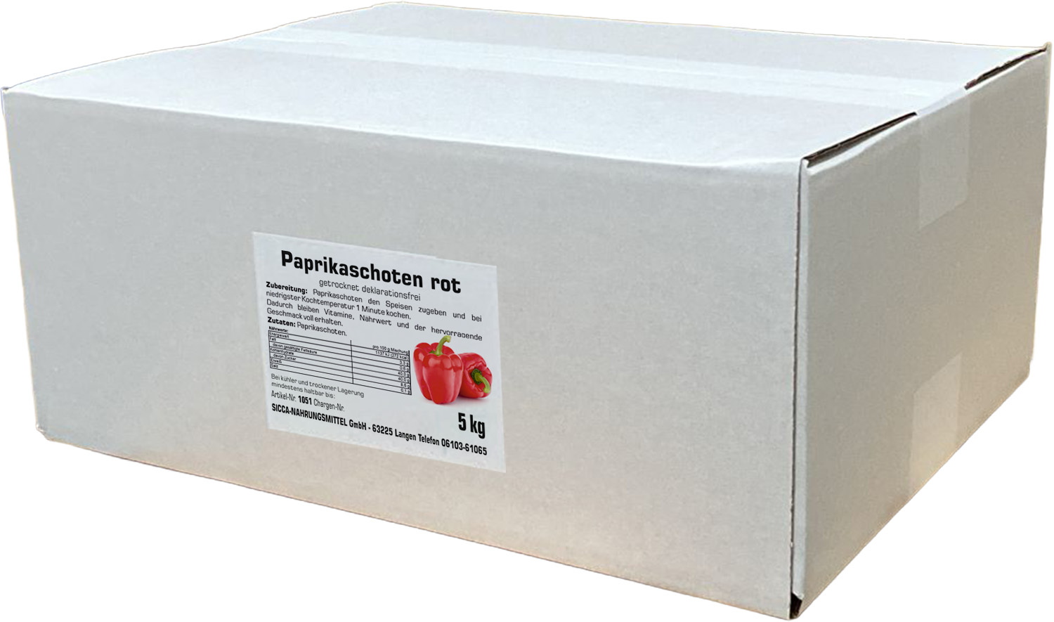 Paprikaschoten rot
