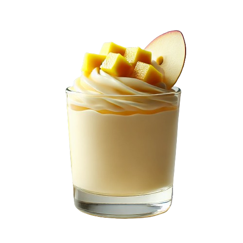 Creme-Dessert "Mango-Apfel"