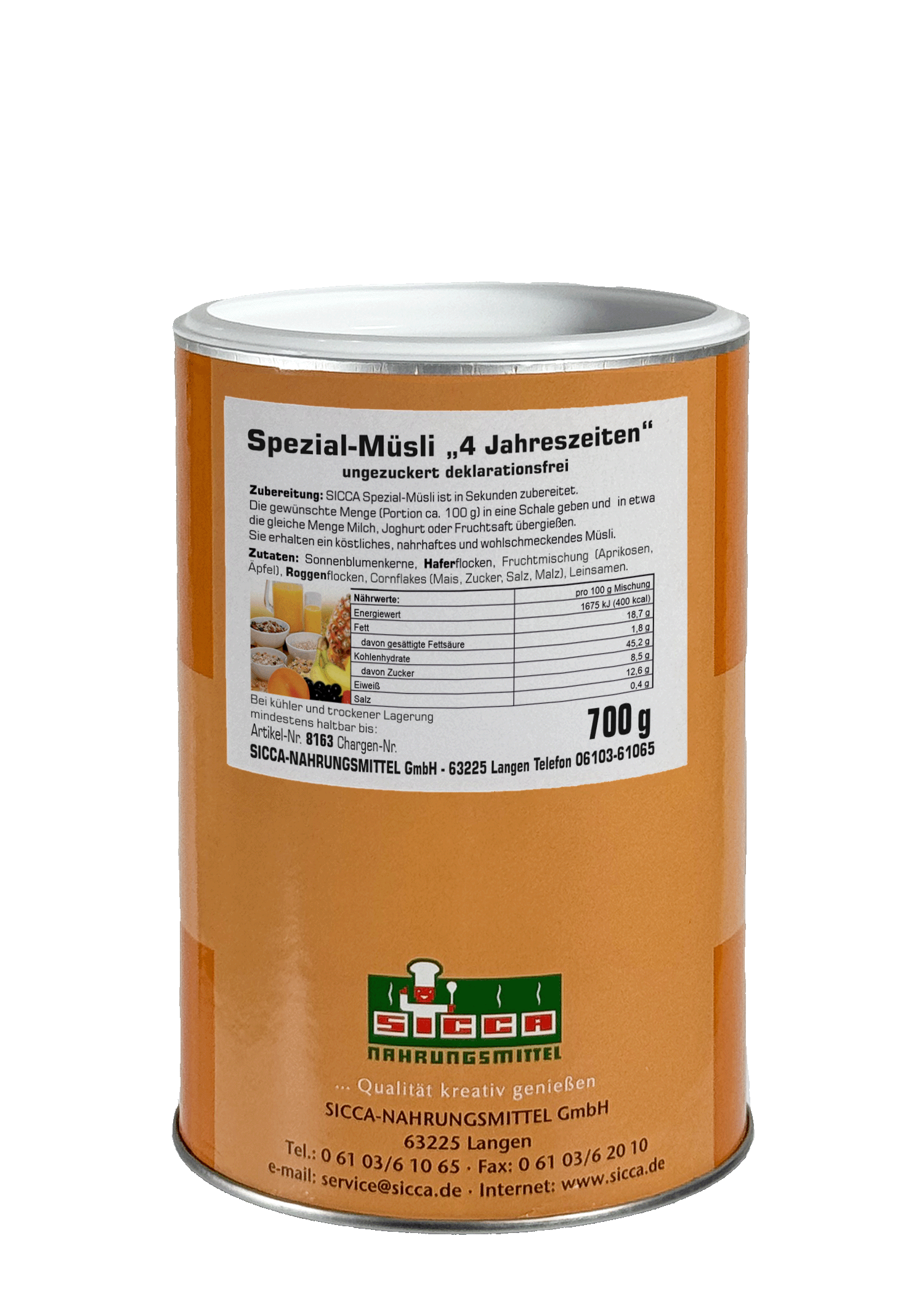 Spezial-Müsli "4-Jahreszeiten"