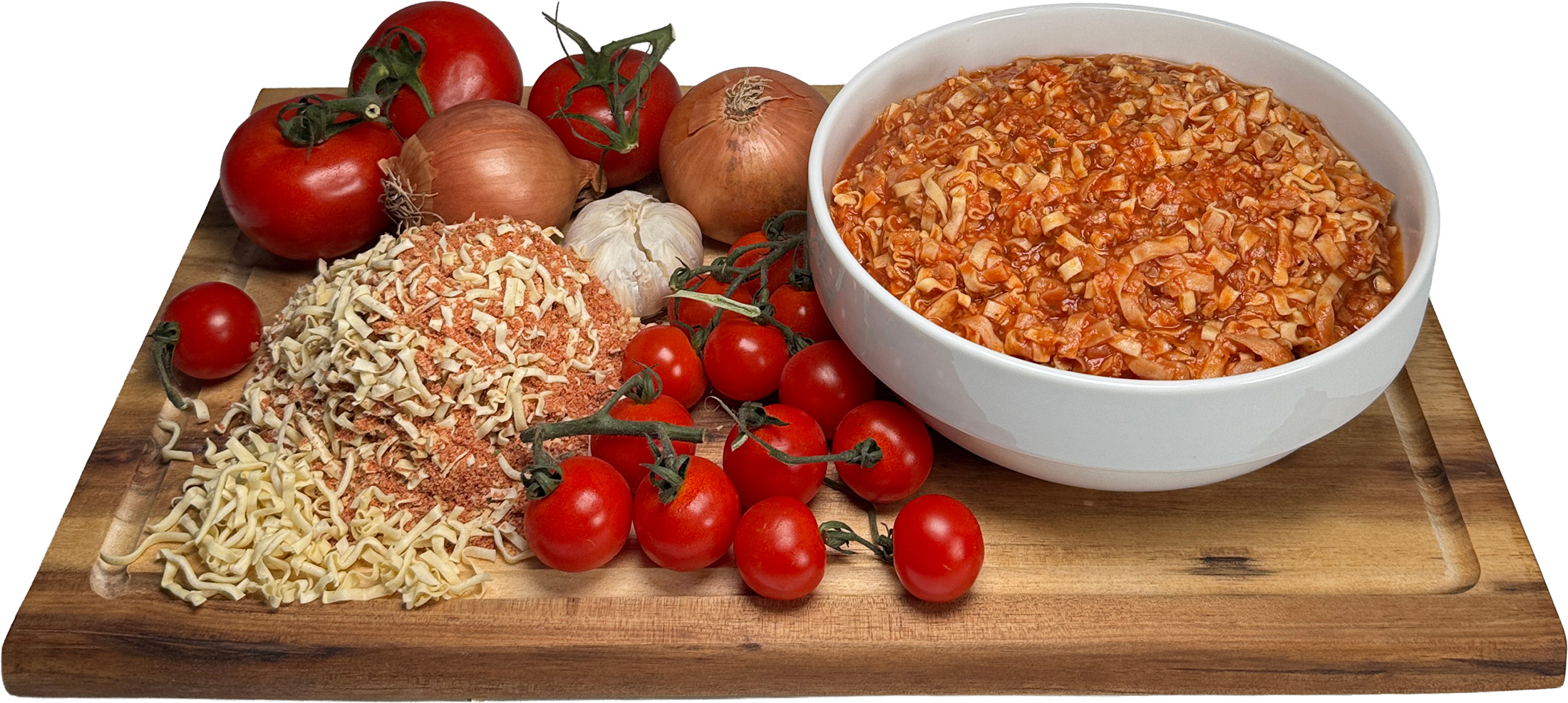 Fix Nudeltopf mit vegetarischer Bolognese