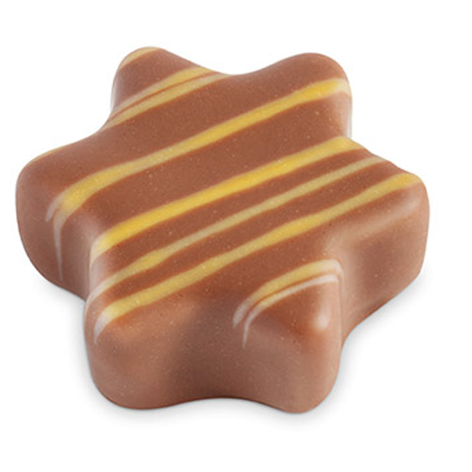 Nougat-Orange-Nelke Stern