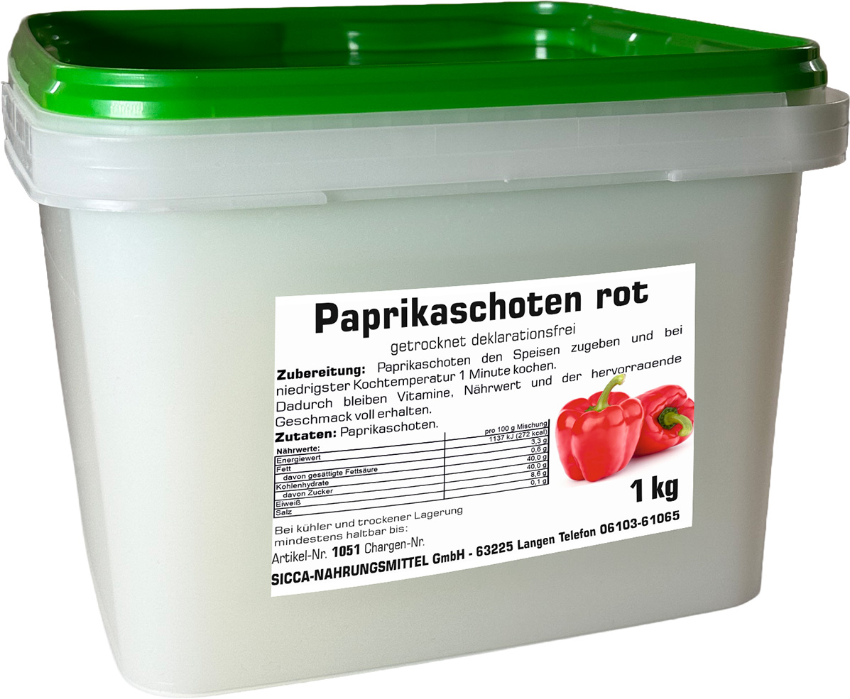 Paprikaschoten rot