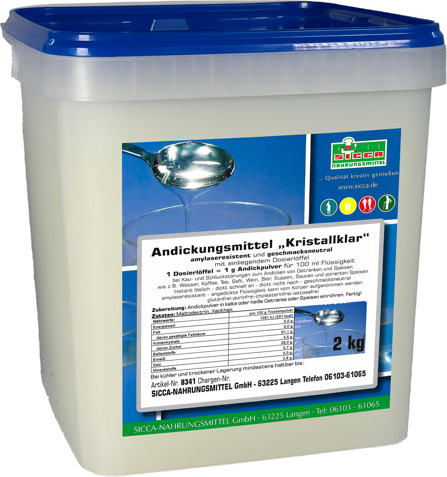 Andickpulver Instant Kristallklar