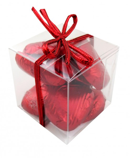 Geschenkpackungen-"Pop-Hearts" rot